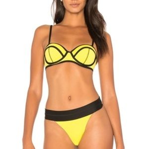 NWT KENDALL + KYLIE COLORBLOCK BIKINI SET - MEDIUM